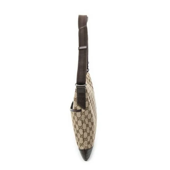 Gucci Web Media Messenger Beige Brown GG Canvas - Picture 3 of 10